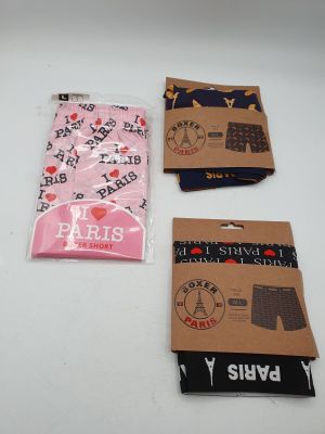 Lot de 3 - PRETTY LA MAROTTE - Boxers Paris - 100% Coton et …
