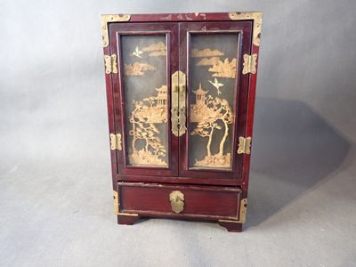 CHINE Coffret à bijoux, H. 31cm - Photo 1