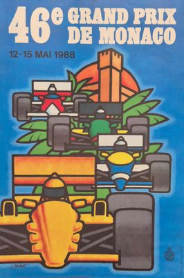 l'affiche du Grand Prix de Monaco