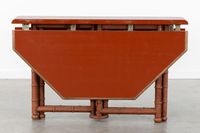 Atelier Jacques Leguennec, table à pieds repliables en imita… (photo 5)