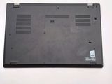 a black laptop that is sitting on a table