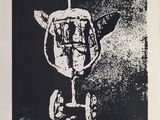 une image représentant un dessin en noir et blanc d'un homme sur un skateboard