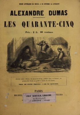 un vieux livre avec l'image d'un homme et d'une femme