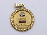 an image of a gold medal with a cross on it