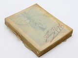 an old book with a picture of a man on it
