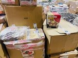 a pile of boxes that are stacked on top of each other