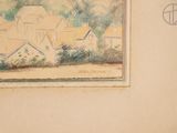 a picture of a painting on the wall of a house