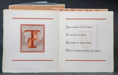 an open book with a picture of a man on it