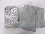 a pair of pants and a shirt sitting on a table