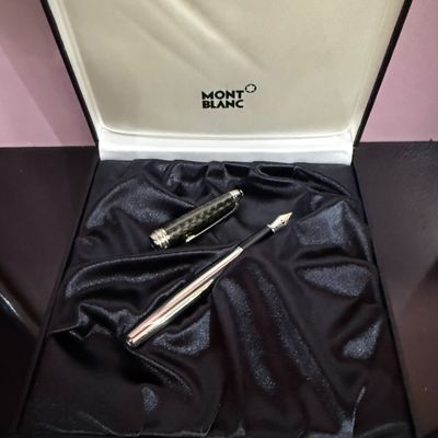 Coffret stylo à plume MONTBLANC MeisterStuck plaqué argent, …