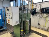une machine qui se trouve à l'intérieur d'un bâtiment