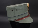 an image of a military hat with a leather band