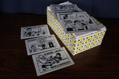 important lot de plus de 800 cartes postales satiriques aux … - Photo 1