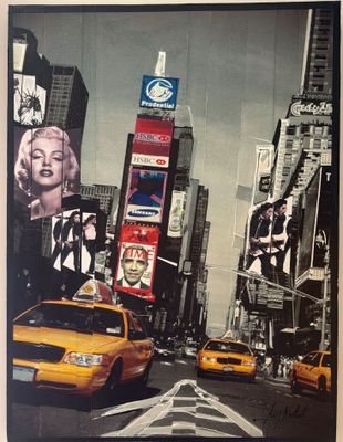 Guy NORBERT XXème siècle Vue de New York - Obama