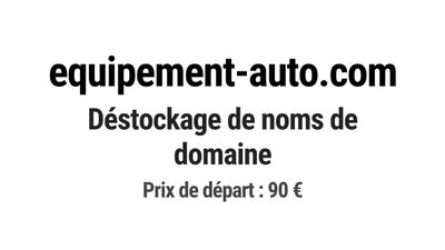 Nom de domaine equipement-auto.