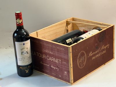 6 bouteilles Château LA TOUR CARNET 2010 4ème GCC Haut Médoc…