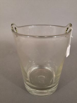 Seau à bouteilles en verre, à deux anses.
