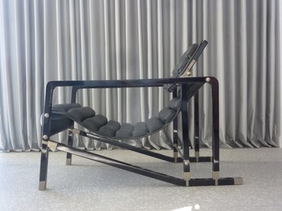 Eileen GRAY (1878-1976) « Transat, C. 1927 » Fauteuil en boi…