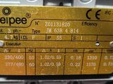 a close up of a label on the side of a machine