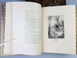 an open book with a picture of a man and a woman on it