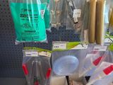 many different items on the shelf in the store