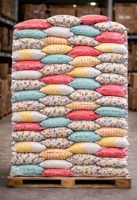 Palette, composée de 96 pièces de coussin, mélange de couleu… - Photo 1