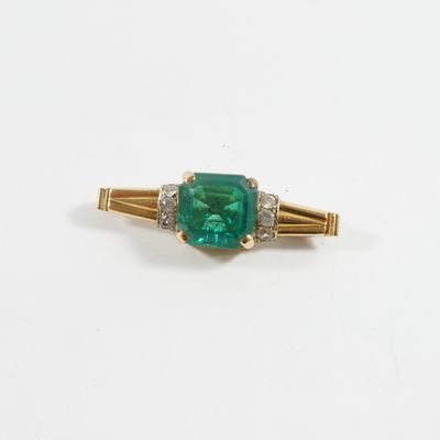 Broche En Or Blanc 18 Carats (750‰) - Issue De Transformation D'ancien Bijou, Magnifique Et D'occasion