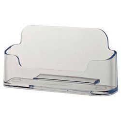 Porte-cartes de visite - Plastique transparent - Format pays…