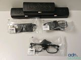 a pair of glasses and a case on the table