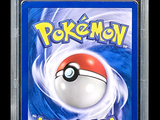 the card is in a clear plastic case with a pokemon poke poke poke poke poke poke poke poke poke poke