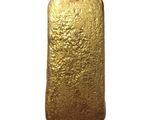 gold bar on a white background with a white background