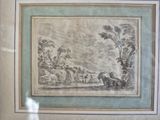 a picture of a picture of a landscape in a frame