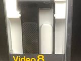 an image of a black and white video 8 adapter in a package
