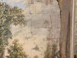 a picture of a painting on the wall of a room