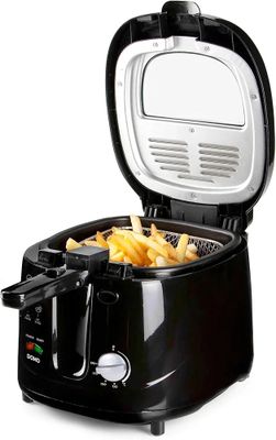 DOMO DO461FR Friteuse - 2,5 L - Voyant lumineux - Friteuse à…