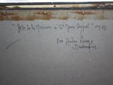 a message written on a piece of paper on the wall
