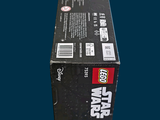 a box that has a lego star wars logo on it
