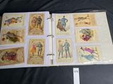 a picture of a book with pictures of people and animals on it