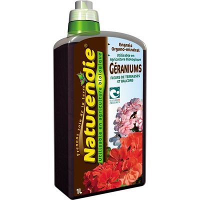 NATURENDIE - Engrais Organo-minéral - Géraniums et Fleurs de…