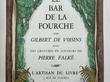 illustration of the cover of le bar de la bourche by pierre falke