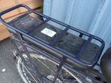 a bike with a basket on the back of it