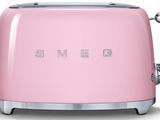 Grille-pain rétro Smeg à 2 fentes, couleur rose
