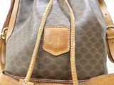 louis vuittoupe bucket bag in monogram canvas and leather