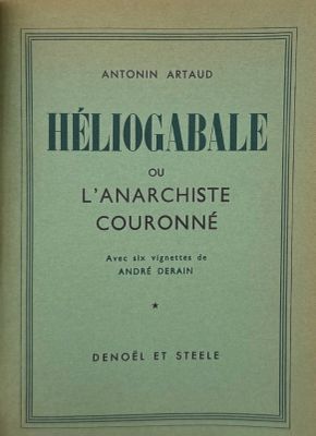 un vieux livre avec un titre en noir et blanc