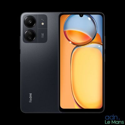 the back of a black samsung m29 with a camera on it