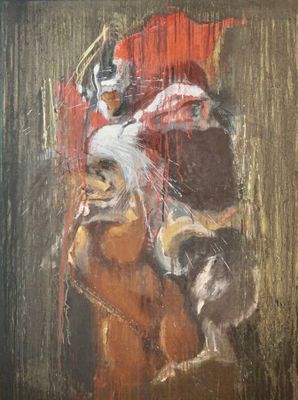 Jacques JOOS (1945-2021), " La morsure " 2014, technique mix…