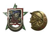 une image représentant un pin's orné d'un soldat et d'une étoile