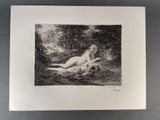 an image of a drawing of a woman laying on the ground