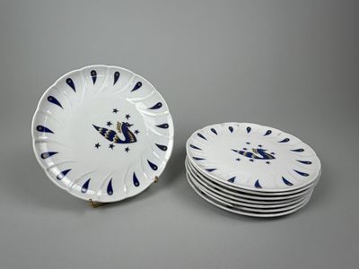 Jean PICART LE DOUX pour AIR FRANCE - BERNARDAUD à Limoges.