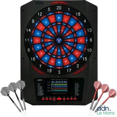 dart board with darts and darts in front of it on a white background